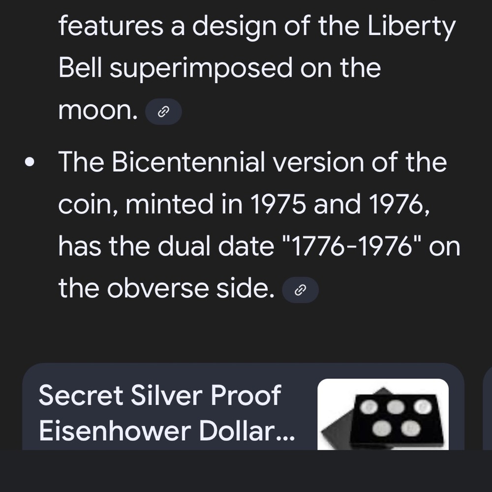 Commemorative Eisenhower Dollar Coin in Display Case - Picture 6 of 6